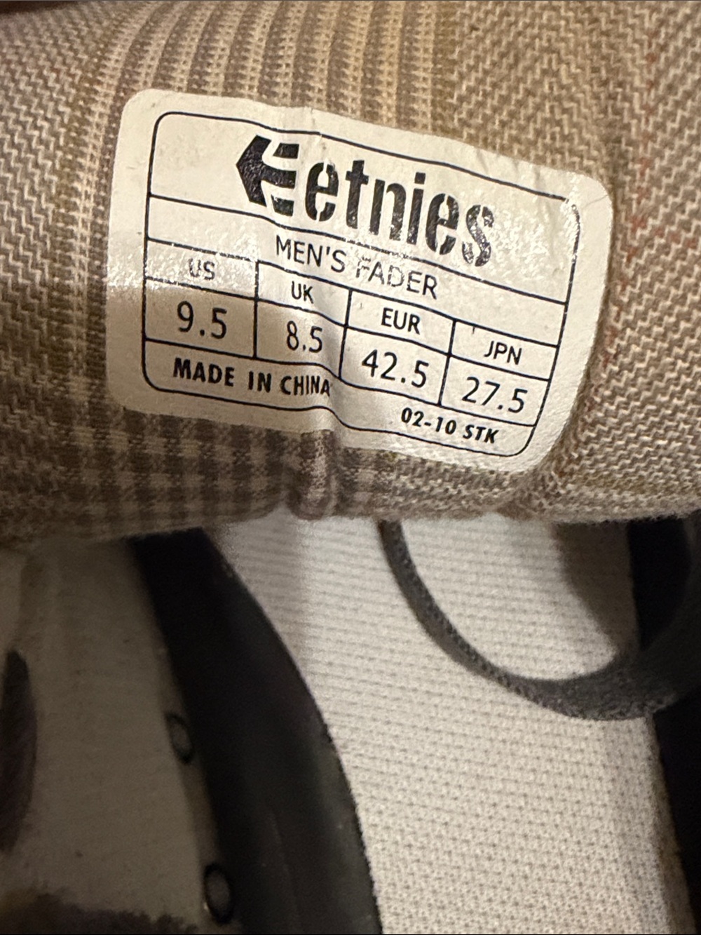 Etnies Fader Skate Sneakers sz 9.5 - Picture 6 of 6